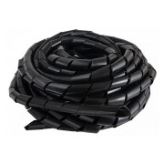Спиральная обвязка для провода ∅15-100 мм SWB-19 черная (10 м), АСКО-УКРЕМ мини-фото