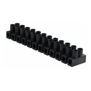 Клеммная колодка 12-парная 16 мм² / 30А серия H черная, АСКО-УКРЕМ мини-фото