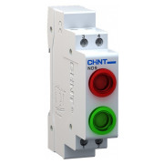 Индикатор модульный ND9-2/GR AC/DC230В (LED) зеленый + красный, CHINT мини-фото