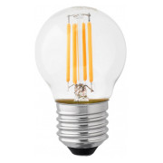 Светодиодная (LED) лампа BL50P 4Вт 2700K 220В E27 filament, Delux мини-фото