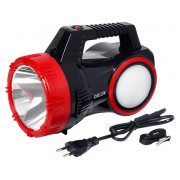 Светильник светодиодный аварийный REL-103 (4В 6Ач) 20 LED 10Вт красный/черный 220×120×120мм, Delux мини-фото