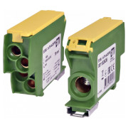 Блок распределительный EDBJ-1x70-4x25PE 192A вхід 1×70 / выход 4×25 мм² желто-зеленый, ETI мини-фото