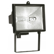 Прожектор ИО 1500 галогенный черный 1500 Вт IP54, IEK мини-фото