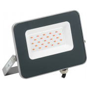 Прожектор LED СДО 07-20R (20Вт) светодиодный (LED) red IP65 серый, IEK мини-фото