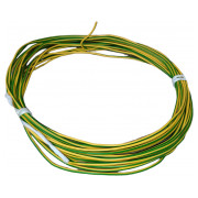Провод установочный ПВ-3 2,5 мм² гибкий с медными жилами желто-зеленый, ЗЗЦМ мини-фото